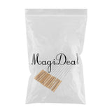 Maxbell 12Pieces Barbecue Skewers Set Stainless Steel Grill Stick Needles Kabob Sticks