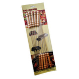 Maxbell 12Pieces Barbecue Skewers Set Stainless Steel Grill Stick Needles Kabob Sticks