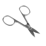 Maxbell 2 Pieces Steel Eyebrow Nose Hair Removal Fake Eyelashes Trimmer Scissors