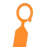 Maxbell PP Greenhouse Gardening Plant Ring Hanging Collar Tag Label Orange  Pack of 100