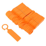 Maxbell PP Greenhouse Gardening Plant Ring Hanging Collar Tag Label Orange  Pack of 100
