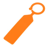 Maxbell PP Greenhouse Gardening Plant Ring Hanging Collar Tag Label Orange  Pack of 100