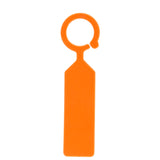 Maxbell PP Greenhouse Gardening Plant Ring Hanging Collar Tag Label Orange  Pack of 100