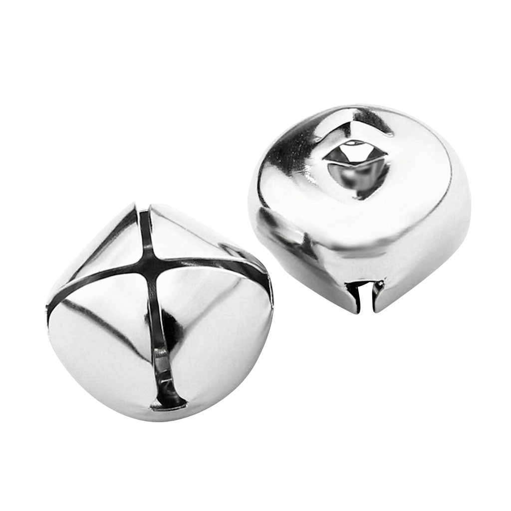 Maxbell 2pcs Ultra Loud 25mm Bell Pet Dog Cat Collar Bell - 316 Stainless Steel - Outdoor Camping Travel