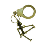 Maxbell Novelty New Steampunk Screw Robot Pendant Key Ring Clips Keychain for Key Organization