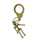 Maxbell Novelty New Steampunk Screw Robot Pendant Key Ring Clips Keychain for Key Organization