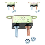 Maxbell Automotive 30AMP Metal Auto-Reset Circuit Breaker 30A 12V for RV Boat