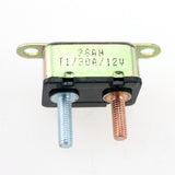 Maxbell Automotive 30AMP Metal Auto-Reset Circuit Breaker 30A 12V for RV Boat