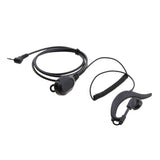 Maxbell Earpiece Headset with PTT and Microphone for 1 PIN 2.5MM Motorola Two-Way Radio T6200C T5800 T7200 T5720 MB140R