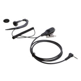 Maxbell Earpiece Headset with PTT and Microphone for 1 PIN 2.5MM Motorola Two-Way Radio T6200C T5800 T7200 T5720 MB140R