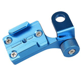 Maxbell Blue Rotatable Mount Holder Adapter Moto Motorbike Clip Support Bracket for Gopro