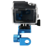 Maxbell Blue Rotatable Mount Holder Adapter Moto Motorbike Clip Support Bracket for Gopro