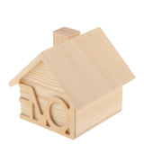 Maxbell Kids Wooden House Money Bank Coin Money Saving Box Container Table Decor