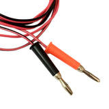 Maxbell 4mm Multimeter Banana Plug To Test Hook Wire Cable For Electrical Testing 1M