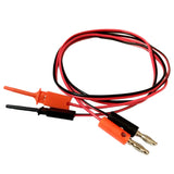 Maxbell 4.0mm Multimeter Banana Plug To Test Hook Wire Cable For Electrical Testing 1M