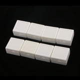 Maxbell 10 Pieces Plastic 3x3cm Square Ring Storage Box Case Retailer Shop Simple Jewelry Display