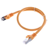 Maxbell CAT6a SSTP /SFTP Shielded Network LAN Patch Ethernet Cable RJ45 Cord 1000 Mbps 0.5m