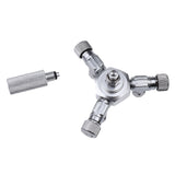 Maxbell 3-Way Stainless Steel Aquarium CO2 Splitter Regulator Check Valve