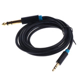 Maxbell Gold Plated 3.5mm 1/8'' Male Stereo to 6.5/6.35mm 1/4''Male Stereo Audio Cable 1.5m