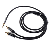 Maxbell 1m/3ft 3.5mm Stereo Male to 2 RCA Audio Male Adapter Speaker Cable Line