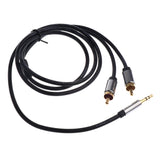 Maxbell 1m/3ft 3.5mm Stereo Male to 2 RCA Audio Male Adapter Speaker Cable Line