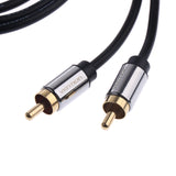 Maxbell 1m/3ft 3.5mm Stereo Male to 2 RCA Audio Male Adapter Speaker Cable Line