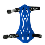 Maxbell Lightweight Easy Carry Durable Archery Professionals Players Rubber Arm Guard Safety Protection Gear With 2 Straps - Blue