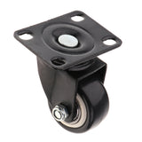 Maxbell 4 x Heavy Duty 40mm PVC Swivel Castor Wheels Trolley Furniture Caster Black