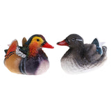 Maxbell Resin Animal Sculpture Modern Garden Zoo Ornament Outdoor Decorations Floating Ducks