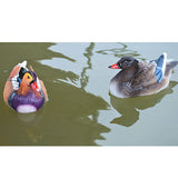 Maxbell Resin Animal Sculpture Modern Garden Zoo Ornament Outdoor Decorations Floating Ducks