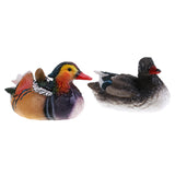 Maxbell Resin Animal Sculpture Modern Garden Zoo Ornament Outdoor Decorations Floating Ducks