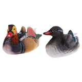 Maxbell Resin Animal Sculpture Modern Garden Zoo Ornament Outdoor Decorations Floating Ducks