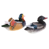 Maxbell Resin Animal Sculpture Modern Garden Zoo Ornament Outdoor Decorations Floating Ducks