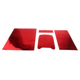 Maxbell Replacement Console and Wireless Controller Skin Set Cover for Xbox One S Red