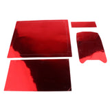 Maxbell Replacement Console and Wireless Controller Skin Set Cover for Xbox One S Red