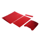 Maxbell Replacement Console and Wireless Controller Skin Set Cover for Xbox One S Red