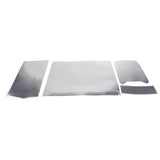 Maxbell Replacement Console and Wireless Controller Skin Set Cover for Xbox One S Silver