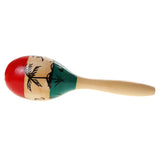 Maxbell 1 Pair Wooden Maracas Hand Percussion Set Children Musical Instrument Toys