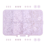Maxbell 1666 Pieces Clear Plastic Rubber Silicone Bullet Clutch Earring Safety Backs Stoppers Tube Back Replacement for Fish Hook Earring Earring Studs