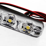 Maxbell High Quality 2Pcs 6LED DRL Head Lamp L shape Fog Light 12V Universal