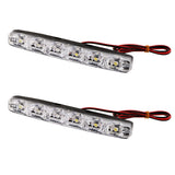 Maxbell High Quality 2Pcs 6LED DRL Head Lamp L shape Fog Light 12V Universal