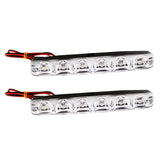 Maxbell High Quality 2Pcs 6LED DRL Head Lamp L shape Fog Light 12V Universal