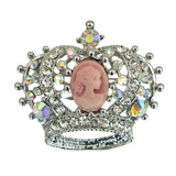 Maxbell Beautiful Retro Crown Brooch Pin Women Fashion Jewelry Clothes Accessory