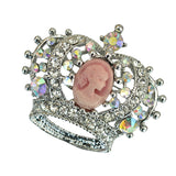 Maxbell Beautiful Retro Crown Brooch Pin Women Fashion Jewelry Clothes Accessory