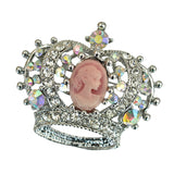 Maxbell Beautiful Retro Crown Brooch Pin Women Fashion Jewelry Clothes Accessory