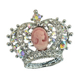 Maxbell Beautiful Retro Crown Brooch Pin Women Fashion Jewelry Clothes Accessory