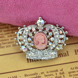 Maxbell Beautiful Retro Crown Brooch Pin Women Fashion Jewelry Clothes Accessory