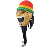 Maxbell Inflatable Jamaican Costume Halloween Masquerade Cosplay Party Fancy Dress Suit