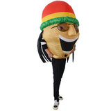 Maxbell Inflatable Jamaican Costume Halloween Masquerade Cosplay Party Fancy Dress Suit