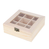 Maxbell Wooden Jewelry Case Necklace Bracelet Earrings Storage Box Jewelry Holder Pad for Home Stores Glass Cover